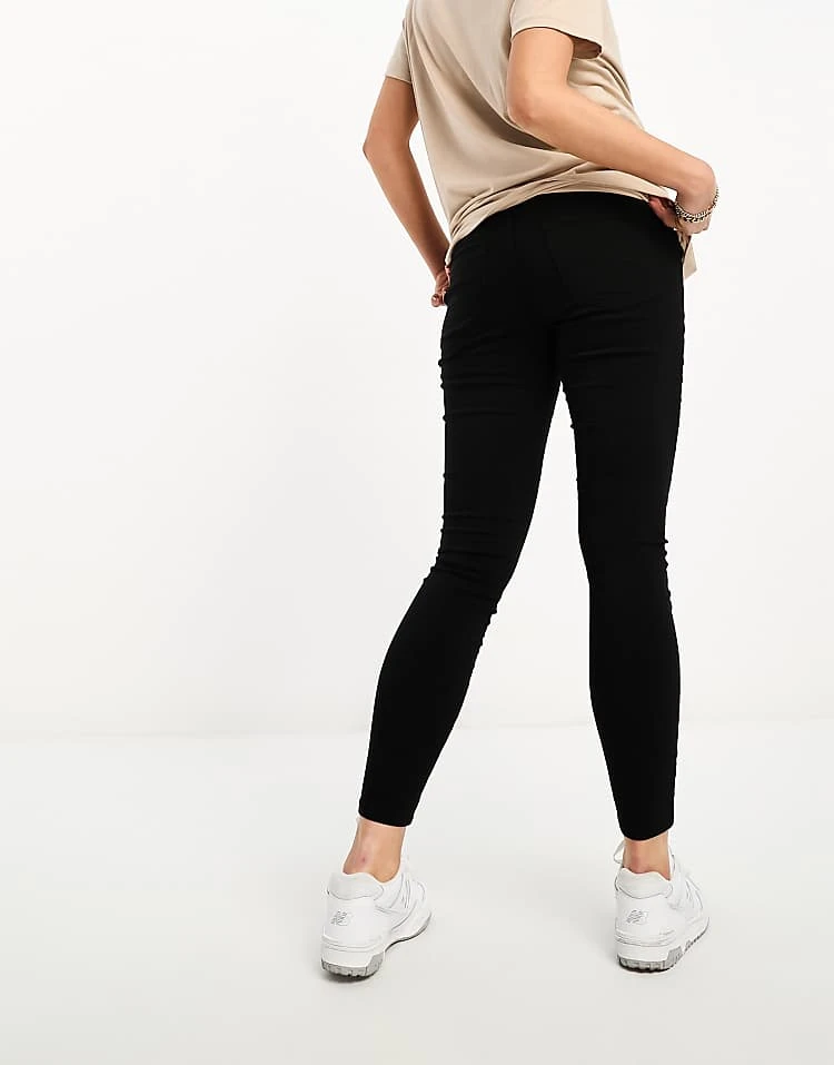 Mama.licious Mamalicious Maternity Jegging With Over The Bump Band In Black For Women - Image 3