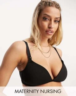 Mama.licious Mamalicious Maternity Nursing Bra In Black For Women