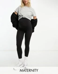 Mama.licious Mamalicious Maternity Seamless Legging In Black For Women
