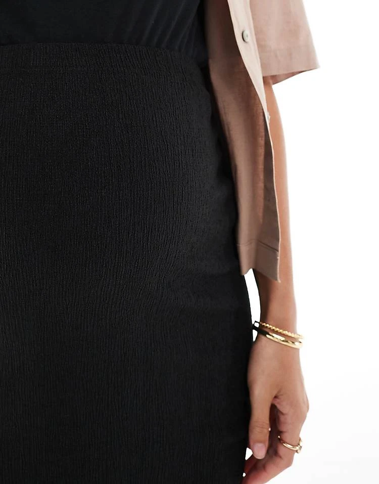 Mama.licious Mamalicious Maternity Maxi Column Skirt In Black For Women - Image 5