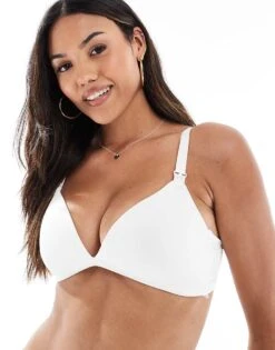 Mama.licious Mamalicious Maternity Nursing Bra In White For Women Snow White